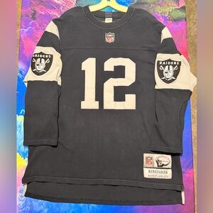 Raiders Ken Stabler Reebok Throwback Jersey